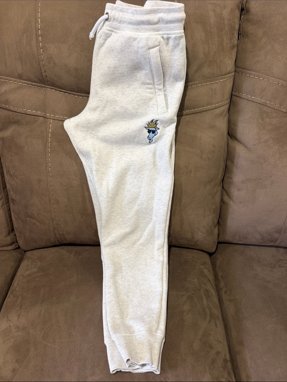 GOAT USA Kids Light Gray Jogger Sweatpants